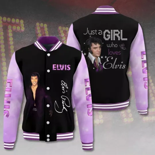Elvis Presley Varsity Jacket –Baseball Jacket