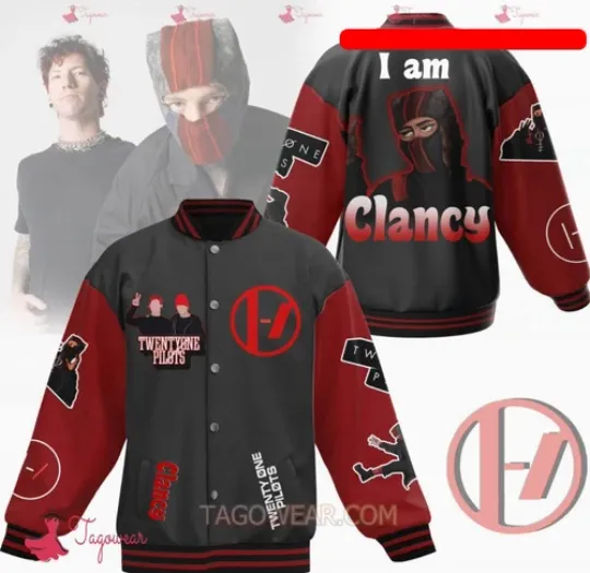 Discover Pilotss band I Am Clancy Baseball Jacket best new new hot shirt