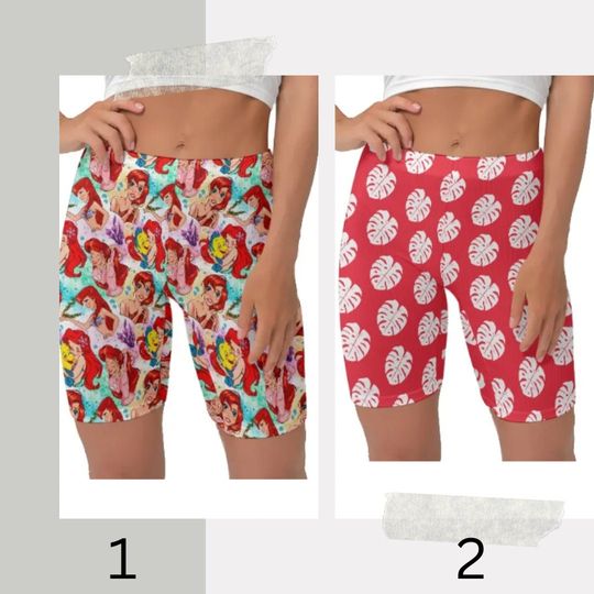 Disney Women's Ribbed Biker Shorts