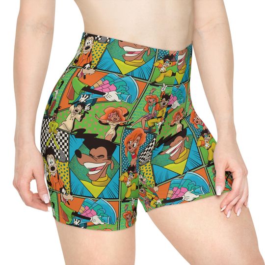 The Goofy Movie Women's Biker Shorts (AOP)