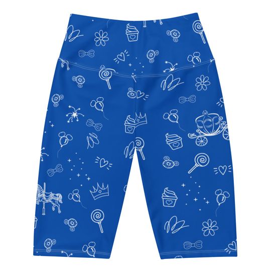 Discover Blue Magic Sketch Doodle Women's Bike Shorts  Bachelorette Run Matching  Activewear