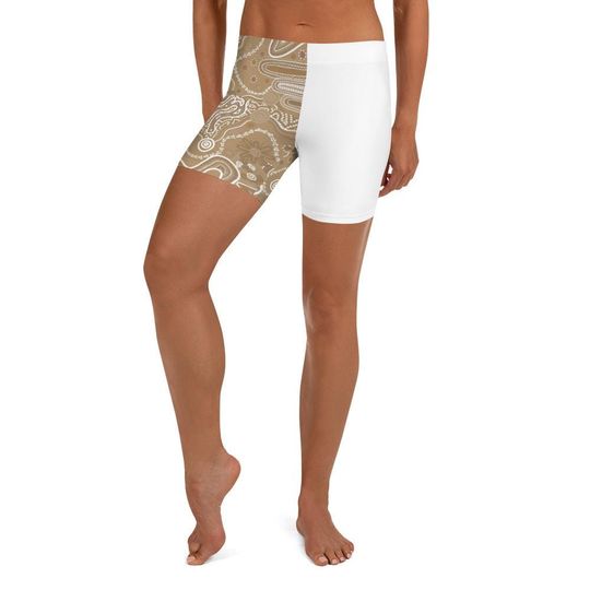 Discover Bike Shorts Yellow/White