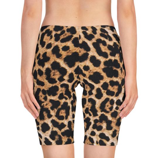 Cheetah Women's Biker Shorts (AOP)