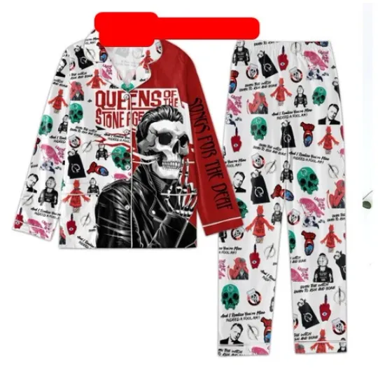 Discover Queens Of The Stone Age Song For The Deaf Pajamas Set