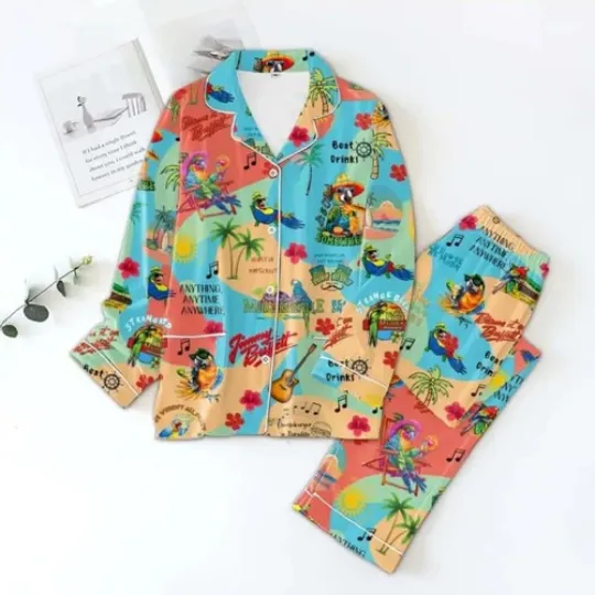 Jimmy Buffett Pajamas Set Pajamas