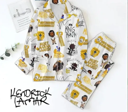 Kendrick Lamar Mustard Not Like Us Not Enough Pajamas Set