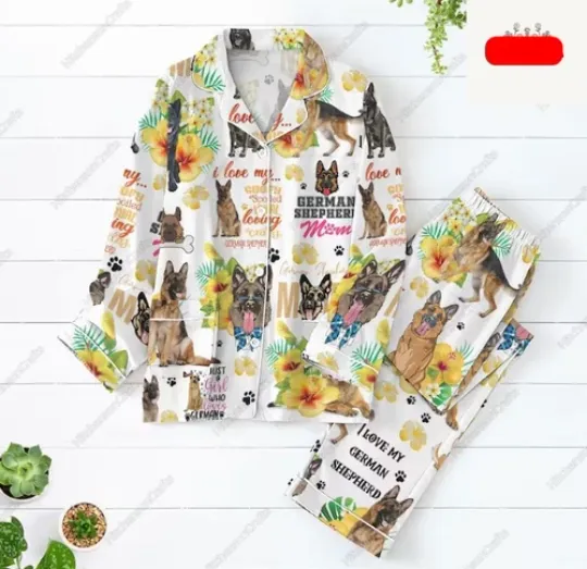 Discover German Shepherd Pajamas Set