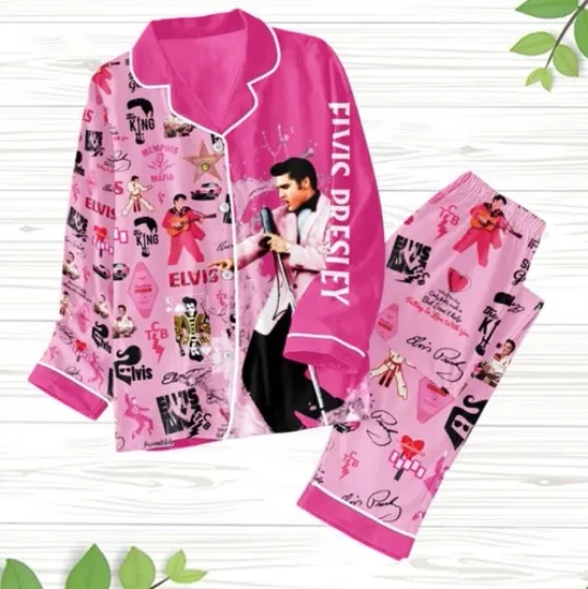 Discover Elvis Presley Pajamas Elvis Presley Pajamas Set Elvis Presley Holiday Pajamas