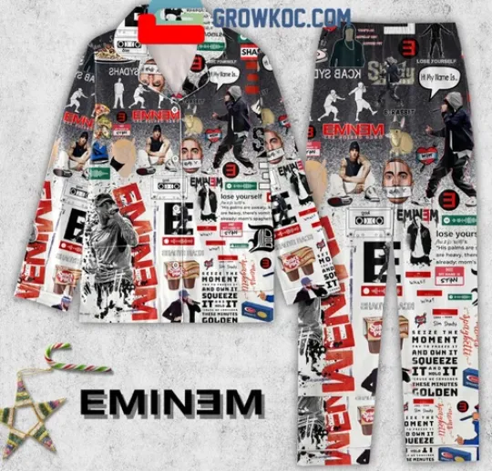 Eminem Lose Yourself Seize The Moment  Pajamas Set