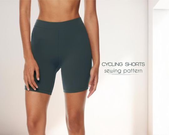 Cycling Shorts Pattern For Women Biker Shorts Beginner Pattern,  Plus Size Patterns Yoga Shorts, Fitness Shorts