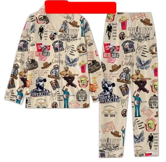 Toby Keith Been A Cowboy Fan  Pajamas Set