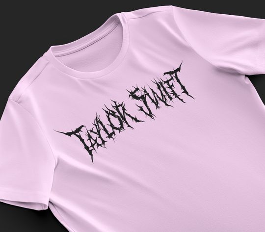 Discover Taylor Metal Style T-Shirt - taylor version - Eras Tour Shirt - Taylor Metal Gothic Shirt - Rock Shirt - Taylor Tee