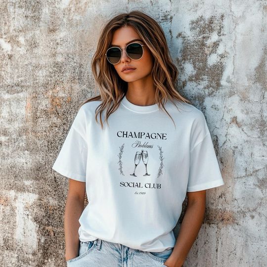Discover Champagne Problems Tee Evermore  | Taylor | Taylors Version | taylor version T-Shirt | Eras Tour gift