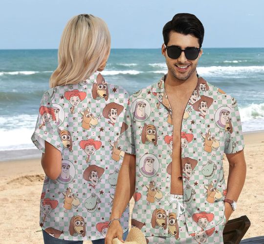 Discover Toy Story Hawaiian Shirt, Woody Buzz Lightyear Button Up Shirt, Magical Disney Hawaiian Shirt, Hawaii Shirt For Toy Story Lovers, Toy Story