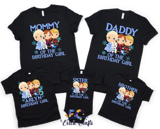 Discover Frozen Shirt, Elsa Birthday Shirts, Frozen Personalized Shirt, Frozen Personalized Shirt, Frozen Family Party Shirts, Elsa Shirt.