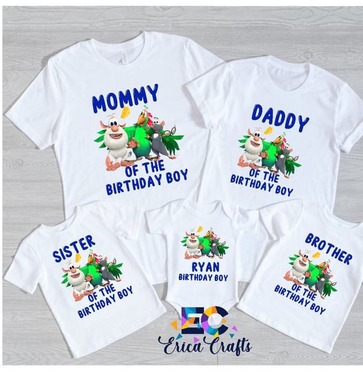 Discover Family Shirt Booba Movie, Birthday Shirt EBooba, Birthday Party Booba, Theme Booba, Birthday Shirt Booba girl, Booba Party,booba fiesta