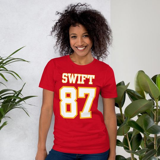 Discover Unisex KC Chiefs Football Travis Kelce - Taylor T-Shirt