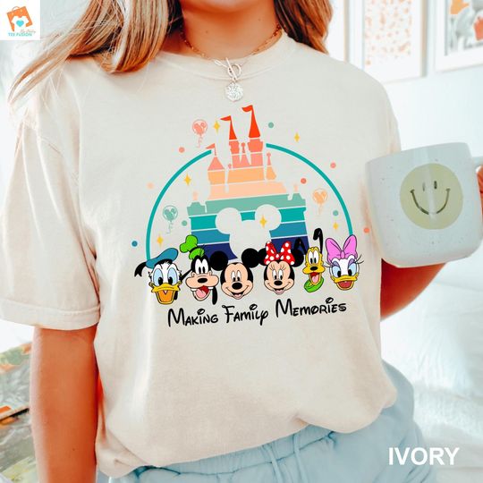 Discover Disney Magical Castle Shirt Making Family Memories Together Shirt Mickey Friends Castle Shirt Disney Family Trip Shirt