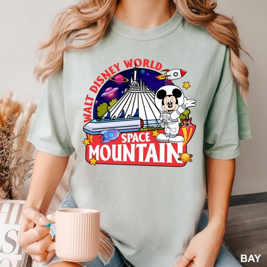 Discover Magic Kingdom Space Mountain Shirt Vintage Space Mountain Shirt, Disney World Shirt, Disneyland Shirt, Mickey and Friends Space Shirt