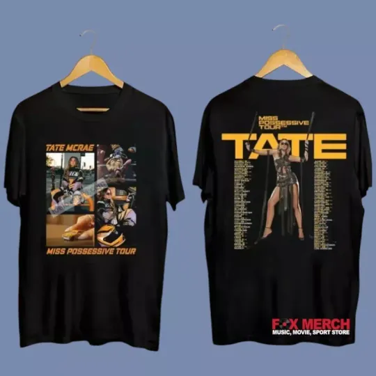 Discover Tate Mcrae Miss Possessive World Tour Concert 2025 T-Shirt For Fans