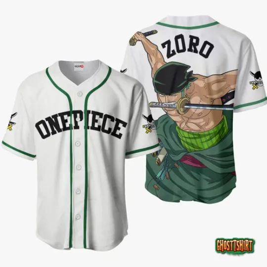 Discover Roronoa Zoro Baseball Jersey Shirts Ver 1