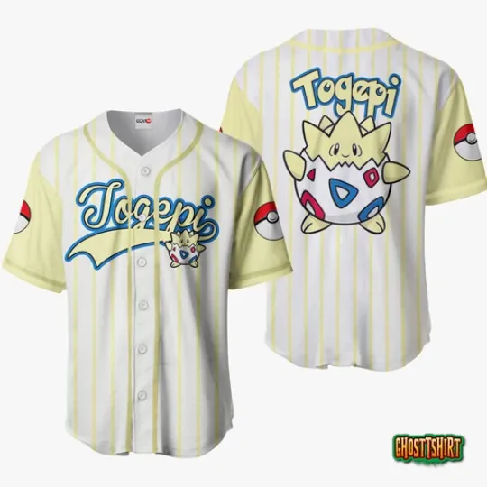 Togepi Baseball Jersey Shirts