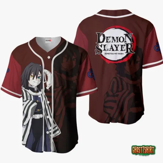 Discover Obanai Iguro Baseball Jersey Shirts