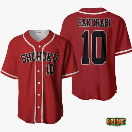 Discover Sakuragi Hanamichi Baseball Jersey Shirts