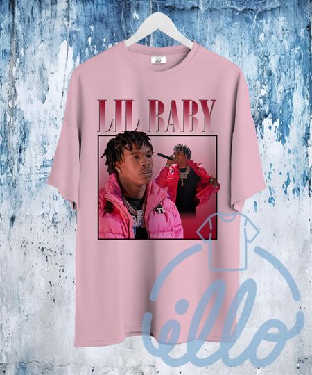 Discover Lil Baby T Shirt, Rap Hip Hop Merch Shirt, 90s Retro Unisex T-Shirt