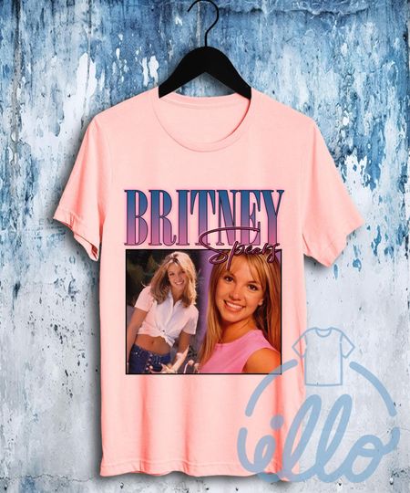 Britney Spears T Shirt, Pop R&B Rap Hip Hop Merch Shirt, 90s Retro Unisex T-Shirt