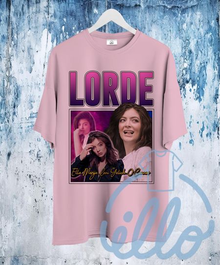 Discover Lorde T Shirt, Pop Rap Hip Hop Merch Shirt, 90s Retro Unisex T-Shirt