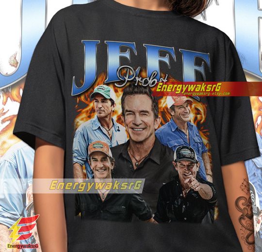 Limited Jeff Probst Vintage Shirt, Jeff Probst Presenter Homage Shirt, Television Presenter Tee, Jeff Probst Survivor 90s Shirt