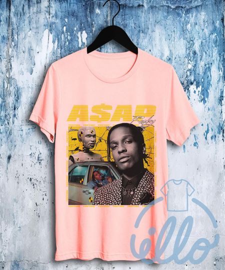 Discover Asap Rocky Testing T Shirt, Rap Hip Hop Merch Shirt, 90s Retro Unisex T-Shirt