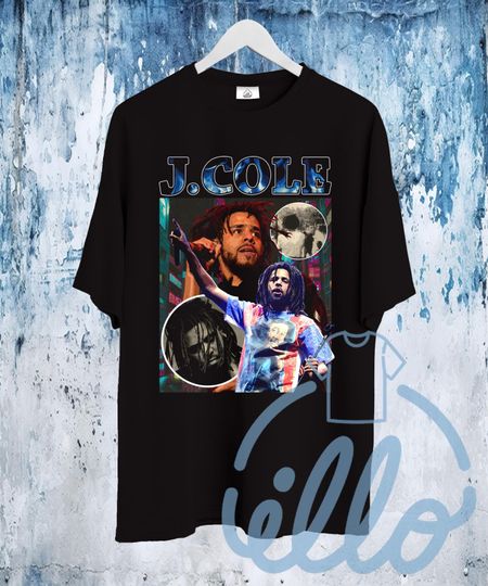 Discover J Cole T Shirt, Pop Rap Hip Hop Music Merch Shirt, 90s Retro Unisex T-Shirt