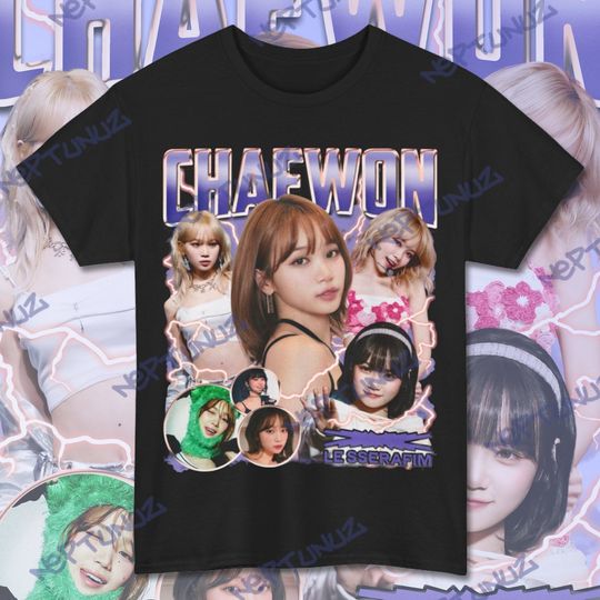 Discover CHAEWON Shirt Kpop Girlband Music Vintage Retro Aesthetic Graphic Style Men Women T-Shirt