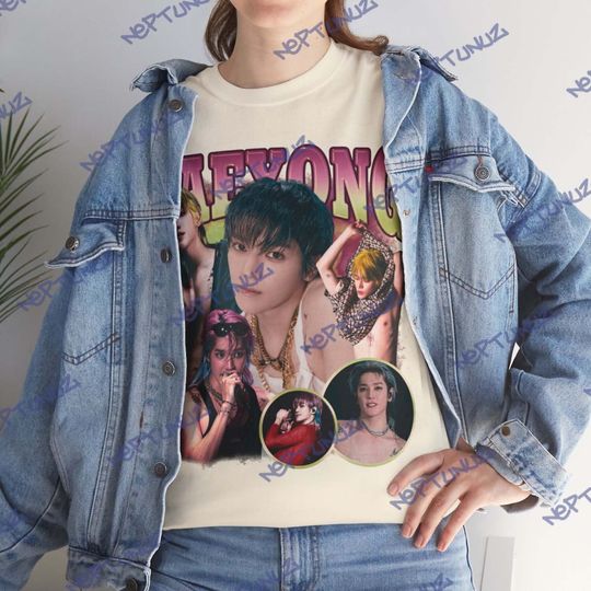 Discover TAEYONG Shirt Kpop Boyband Music Vintage Retro Aesthetic Graphic Style Men Women T-Shirt