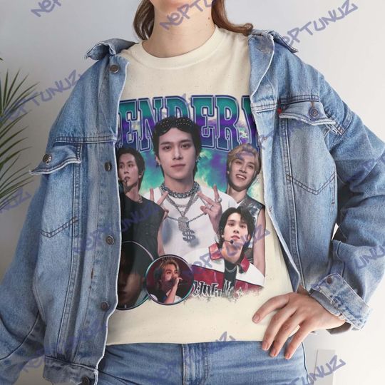 Discover HENDERY Shirt Huang Guanheng Kpop Boyband Music Vintage Retro Aesthetic Graphic Style Men Women T-Shirt