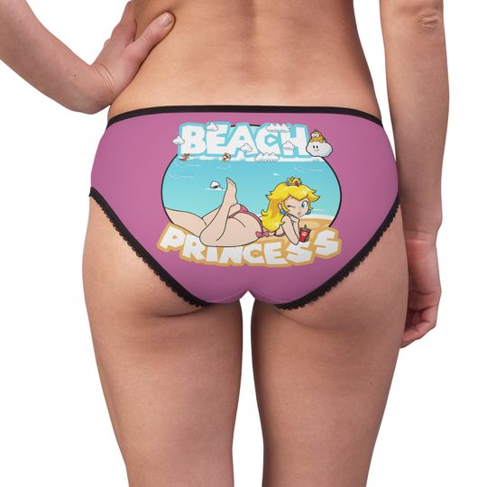 Princess  Peach  Beach Princess Women's Briefs (AOP)
