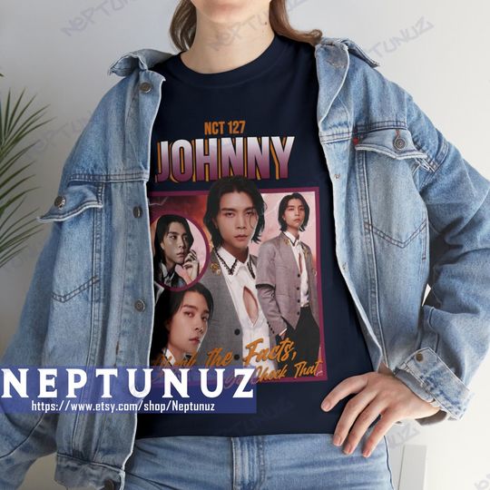 Discover 127 Shirt, Johnny T-Shirt, Facts Check Kpop Boyband Music Vintage Retro Rustic Style New Men Women Size Tee