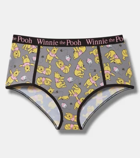 Torrid 3 3X Winnie The Pooh Brief Panty Panties Underwear Plus Sz 22/24 NWT