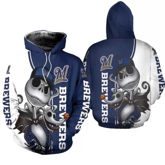 Milwaukee Baseball Team Brewerss 3D Hoodie