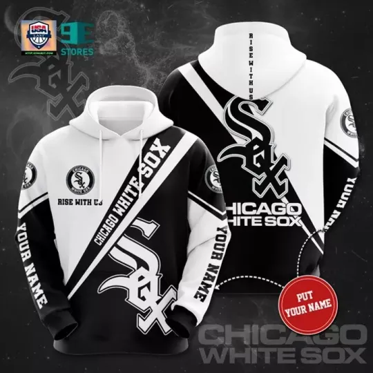 Chicago White Baseball Team Soxs 3D Hoodie