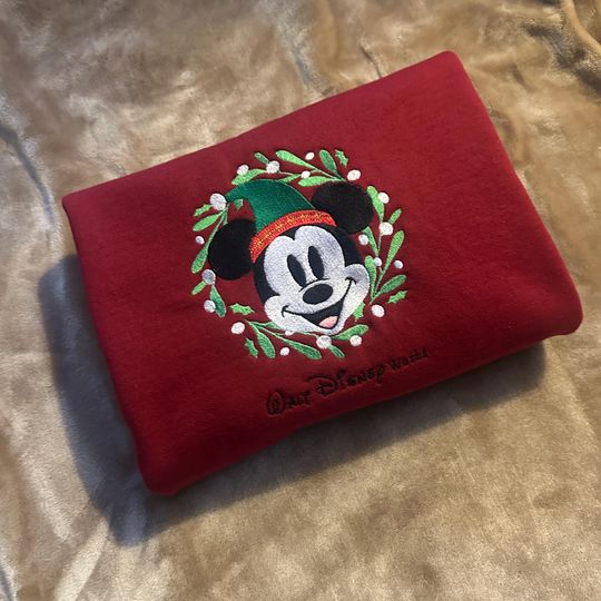 Mickey Elf WDW Sweater - Disney Christmas Sweater - Disney Christmas Sweatshirt - Disney Christmas