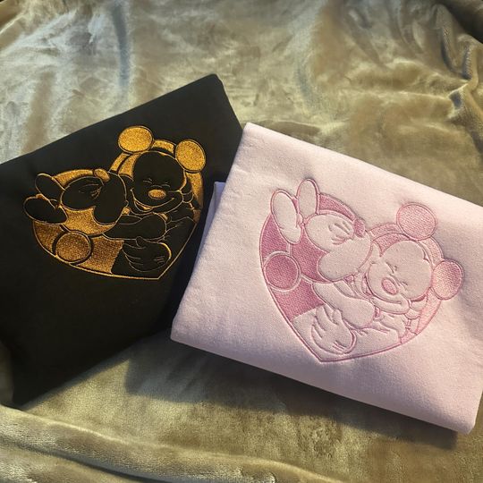 Mickey and Minnie Valentine's Sweater - Disney Valentine's Sweater - Disney Valentine's Sweatshirt - Disney Sweetheart's