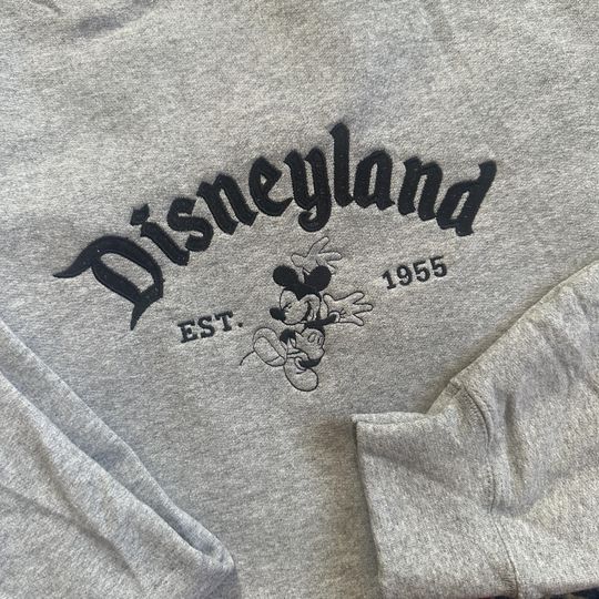 Discover Disneyland 1955 Sweatshirt and T-Shirt -  Disney Sweater and T-Shirt - DisneylandSweatshirt and T-Shirt