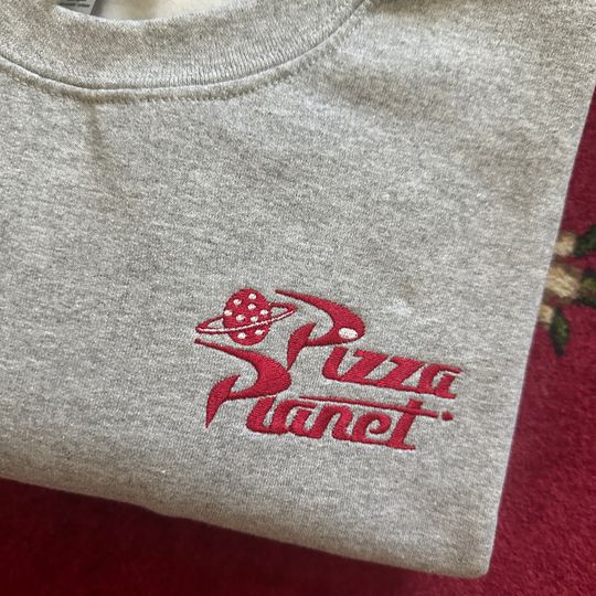 Discover Pizza Planet Disney Sweatshirt -  Toy Story Disney Sweatshirt - Disney Sweatshirt