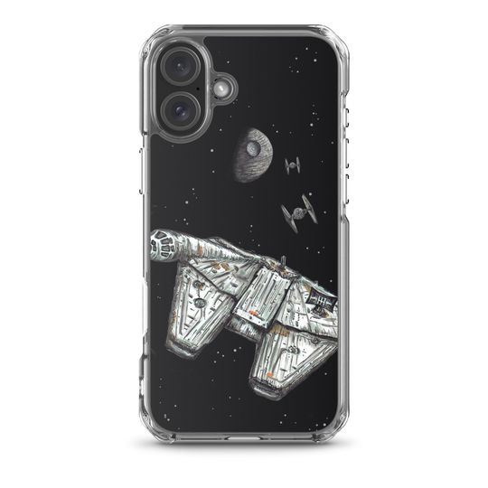 MILLENIUM FALCON Star Wars Chase Scene - iPhone case - Han Solo - iPhone 7 / 8 / X / 11 / 12 / 13 / 14 / 15 / 16 series