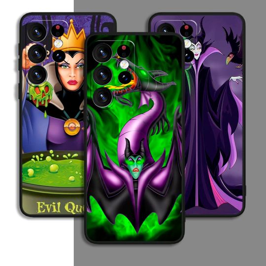 Cartoon Evil Queen Funny Art Phone Case For iPhone 8 11 12 13 14 15 XS XR Plus Pro Max