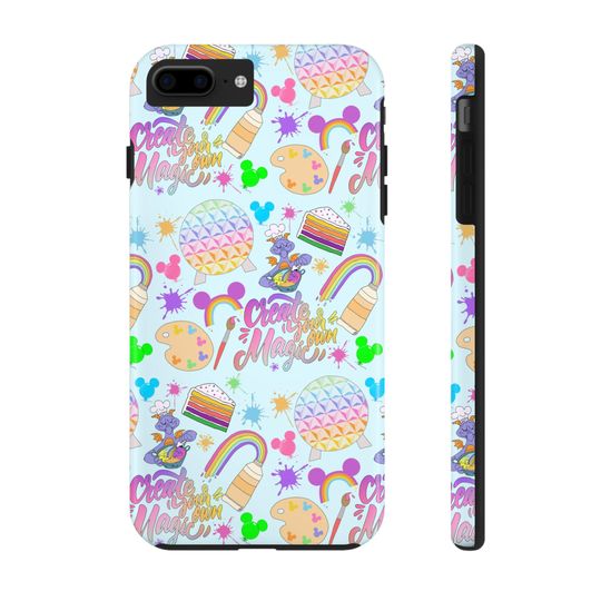 Disney Inspired iPhone Case - Festival of the Arts | Disney Phone Accessories | Disney Gifts | EPCOT FArts | Figment of Imagination | Spark