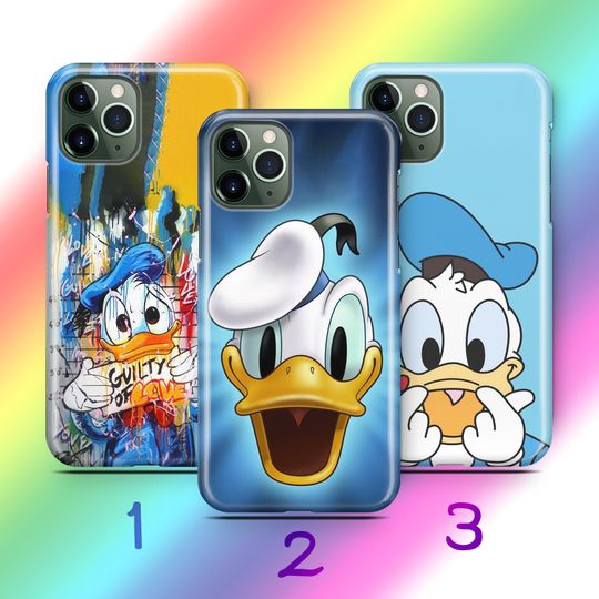 Discover Donald Duck 9 Phone Case Cover For Apple iPhone 11 12 13 14 15 16 PRO PLuS MiNI MAX Model Disney Cartoon Daisy Duck Duck Tales Mickey Mouse